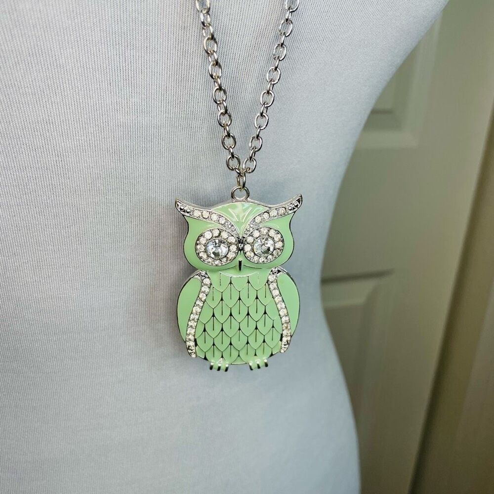 Owl Pendant Necklace - Picture 2 of 6